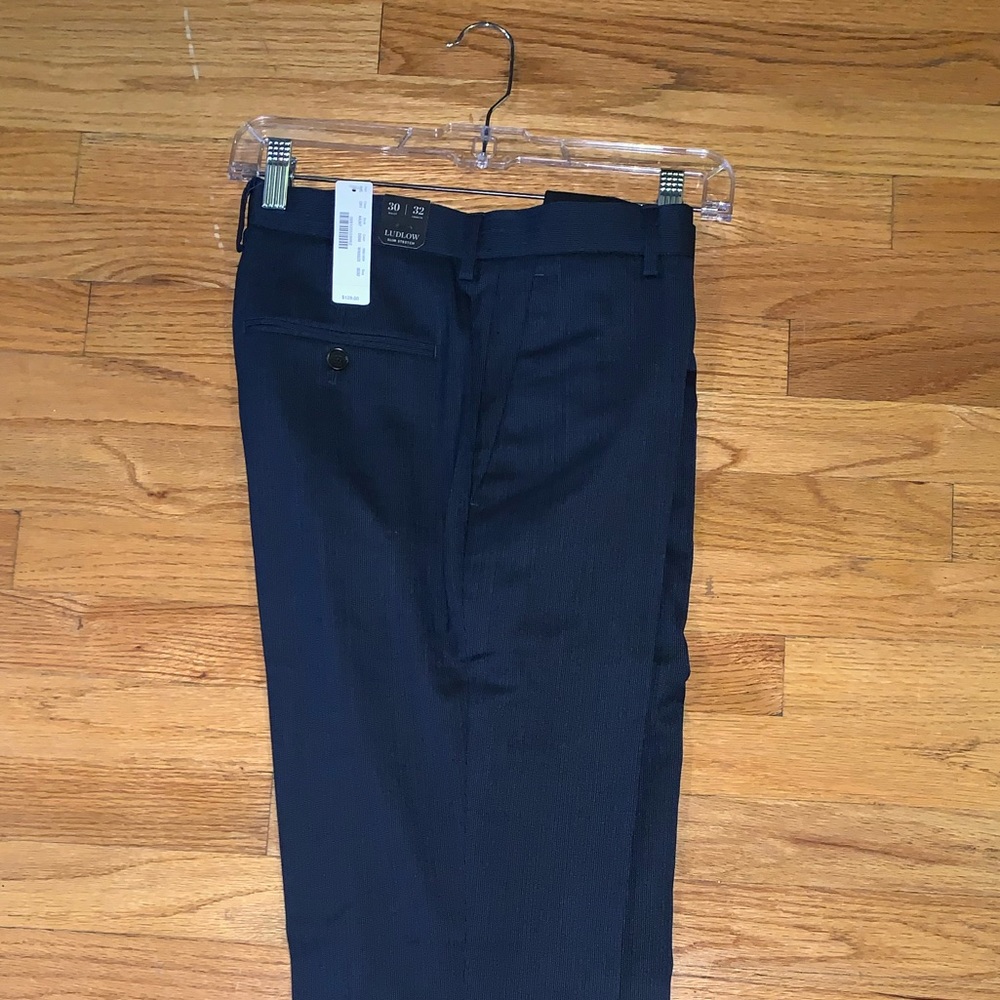 Navy Blue Slim Fit 30x32 Ludlow Dress Pants NWT